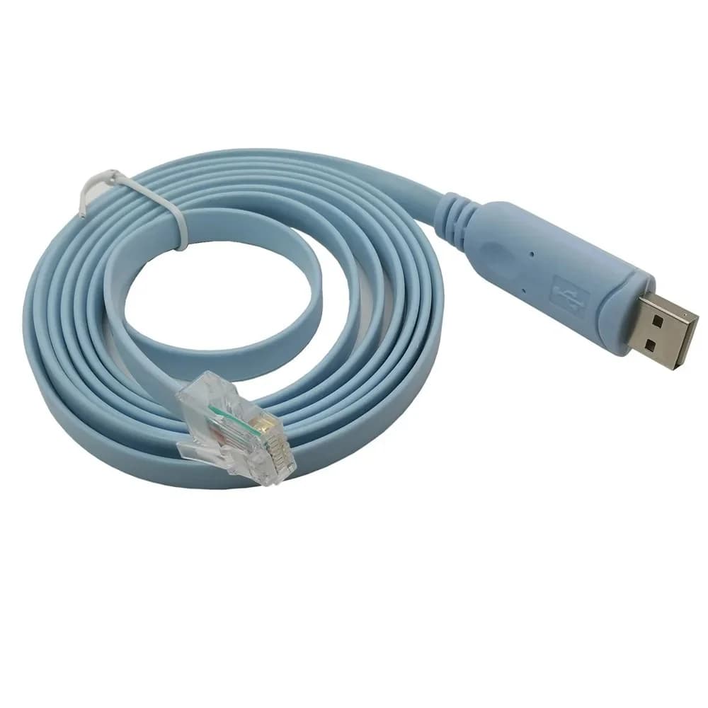Adaptateur USB vers RJ45 pour routeur placard, câble de console, convertisseur USB, série RS232, 1.5m, RJ 45, 8P8C