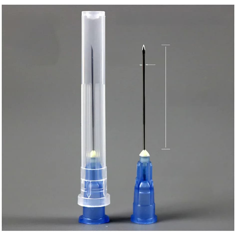 Aiguilles pointues pointues, emballées individuellement, outil distributeur de colle 16G/18G/20/21/22/23/25/26G, 25 pièces