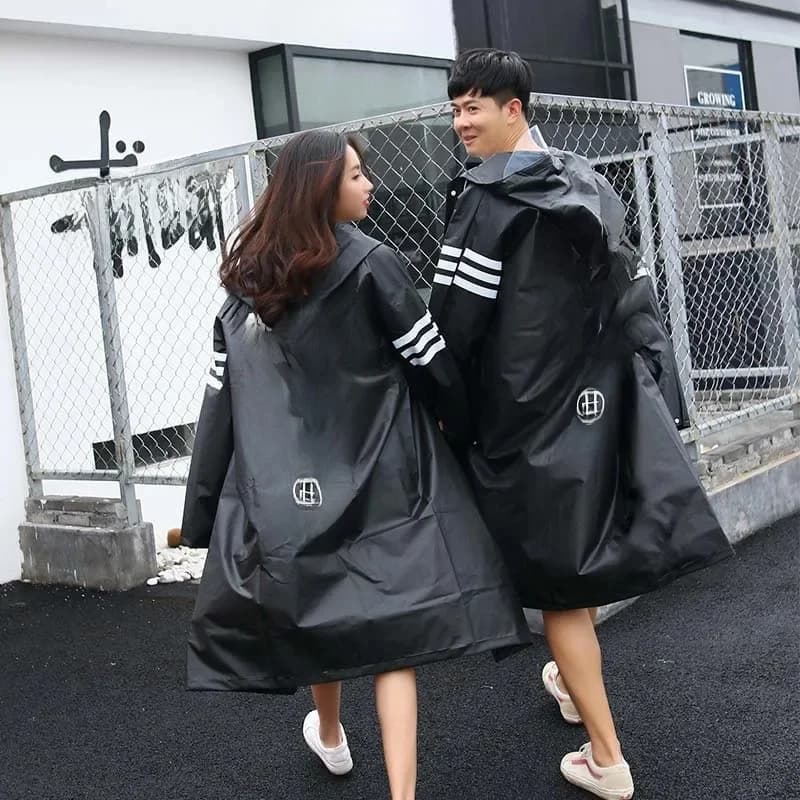 Amoureux imperméable mode Couple vêtements de pluie EVA hommes imperméables Transparent femmes manteau de pluie adulte randonnée Poncho de pluie pour l'escalade