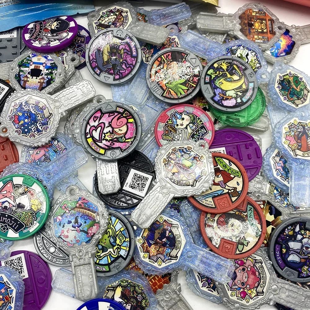 Bandai véritable japonais Anime Yokai montre DX médailles périphériques clé Collection emblème jouet