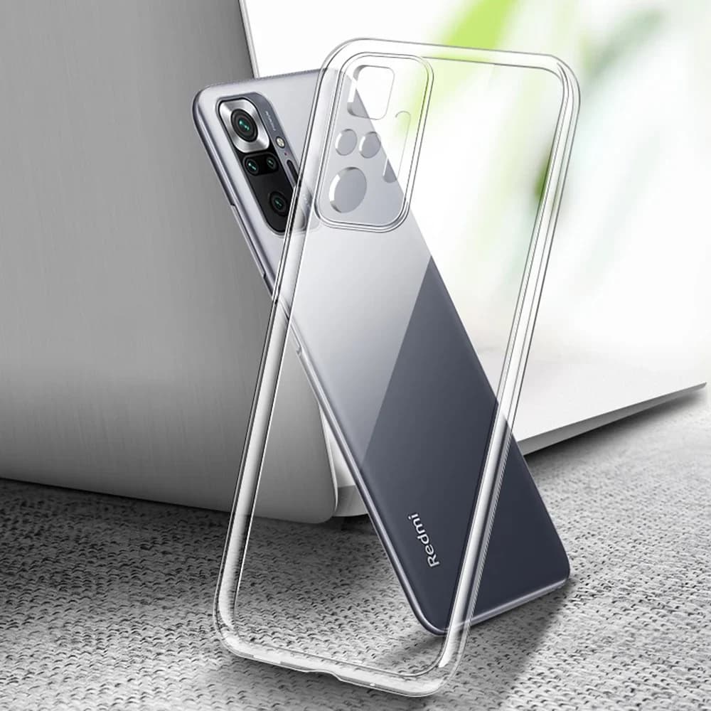 Étui de protection d'objectif pour Xiaomi Redmi Note 10 10 S 10T Pro Max Lite 4G 5G, coque arrière de téléphone en silicone transparent TPU souple, sacs en T