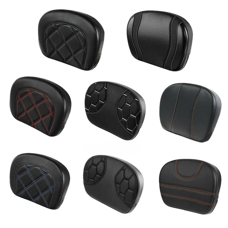 Coussin de dossier de passager de moto, Sissy Bar, Harley Road, King Street, Foetal de Electra, Softail