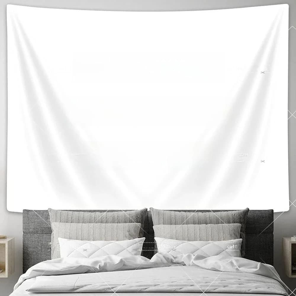 Tapisserie murale suspendue personnalisée pour salle de bain, tapisserie esthétique Kawaii, style Boho Hippie, décoration d'arrière-plan de fête pour maison
