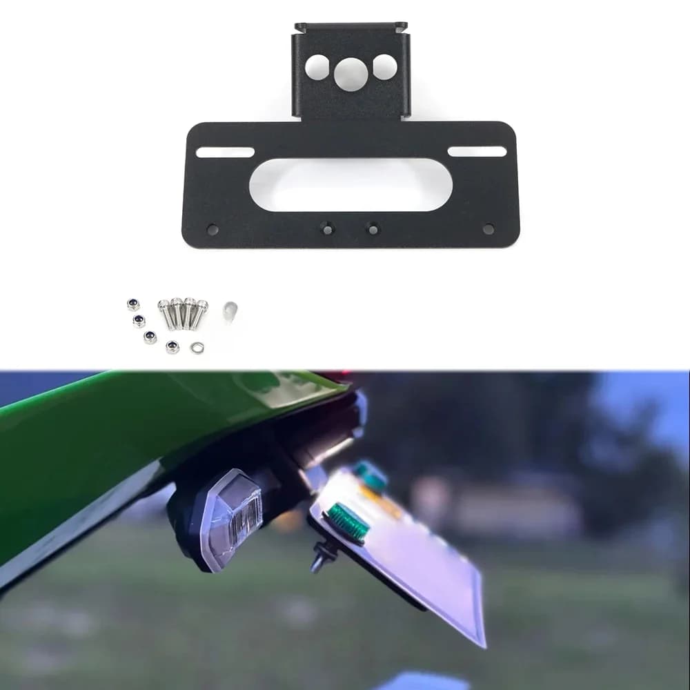 Kit d'élimination de garde-boue arrière pour moto KAWASAKI ZX-25R 2020-2026 ZX-4RR ZX-4R SE, support de plaque d'immatriculation ZX25R