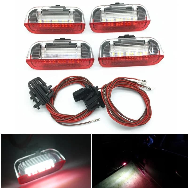 Câble de connexion pour éclairage de porte LED de voiture pour VW PASSAT B6 B7 B8 CC Jetta Golf 5 6 MK6 7 MK7 EOS Tiguan Scirocco