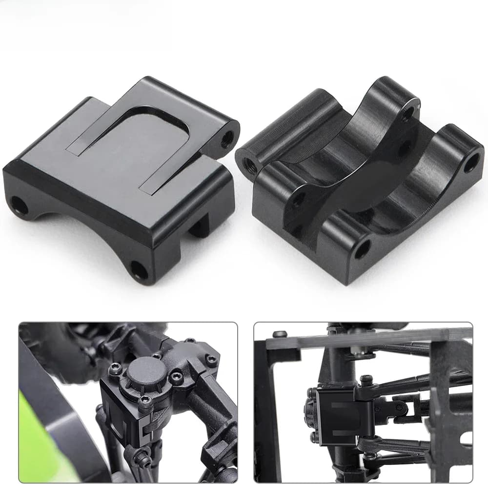 YEAHRUN – support de liaison supérieure pour essieu arrière, pour Axial SCX24 90081 Jeep JLU Gladiator Bronco 1/24 RC, pièces de mise à niveau de voiture sur chenilles