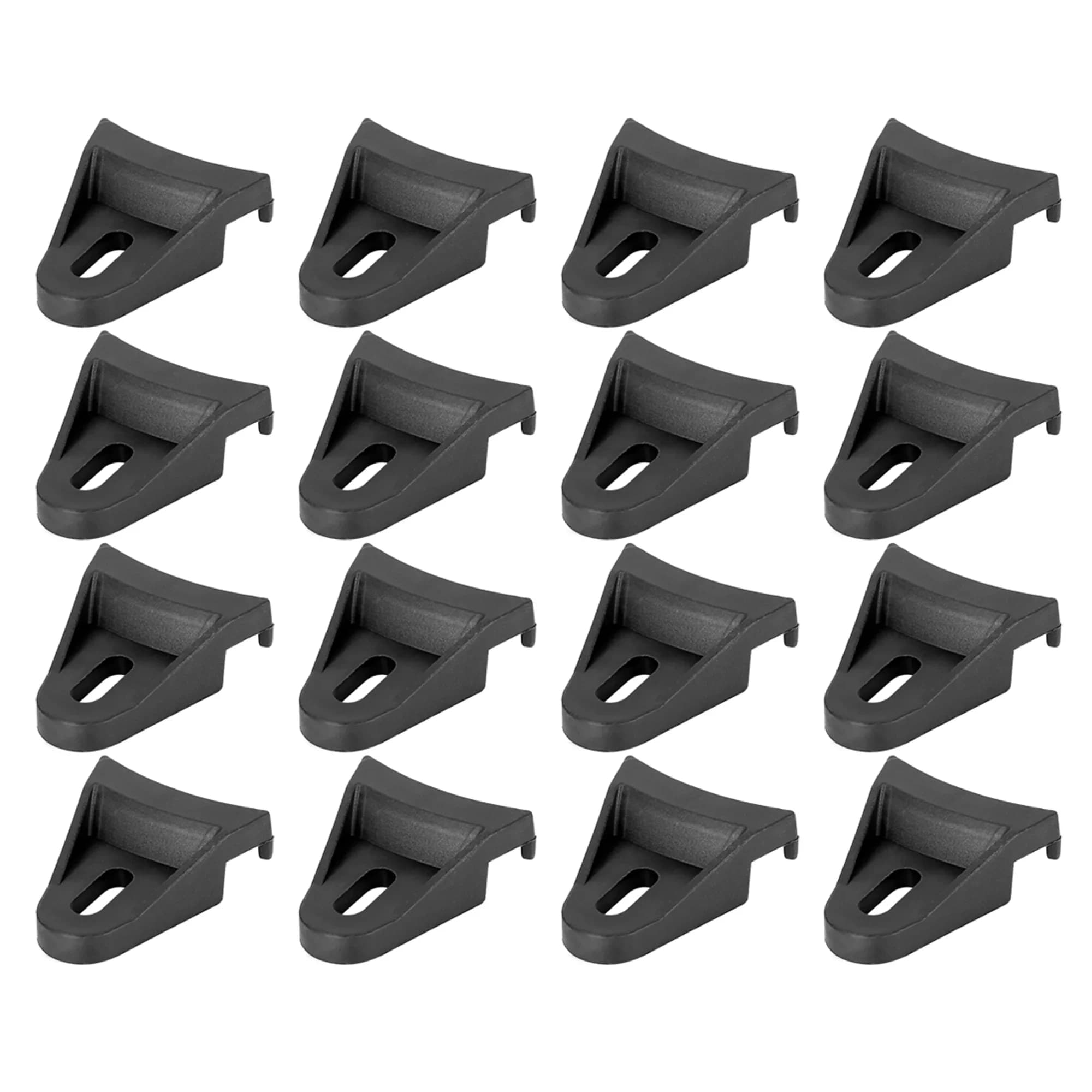 Uxcell 4 pièces 8 pièces 16 pièces noir caisson de basses de voiture parler gril Clips pinces installer baie épaissie adapté pour 4 "6" 8 "10" 12 "15"