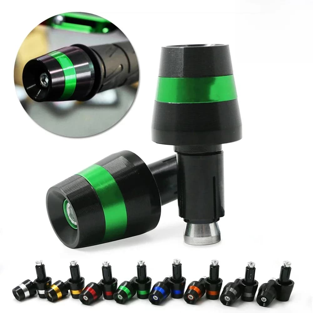 Poignées d'extrémités de guidon pour Kawasaki Ninalban7/8 250R 1000 300 650R ZX10R Z750 Z800 Z900, curseur de prise de poids de seau de guidon, 400"
