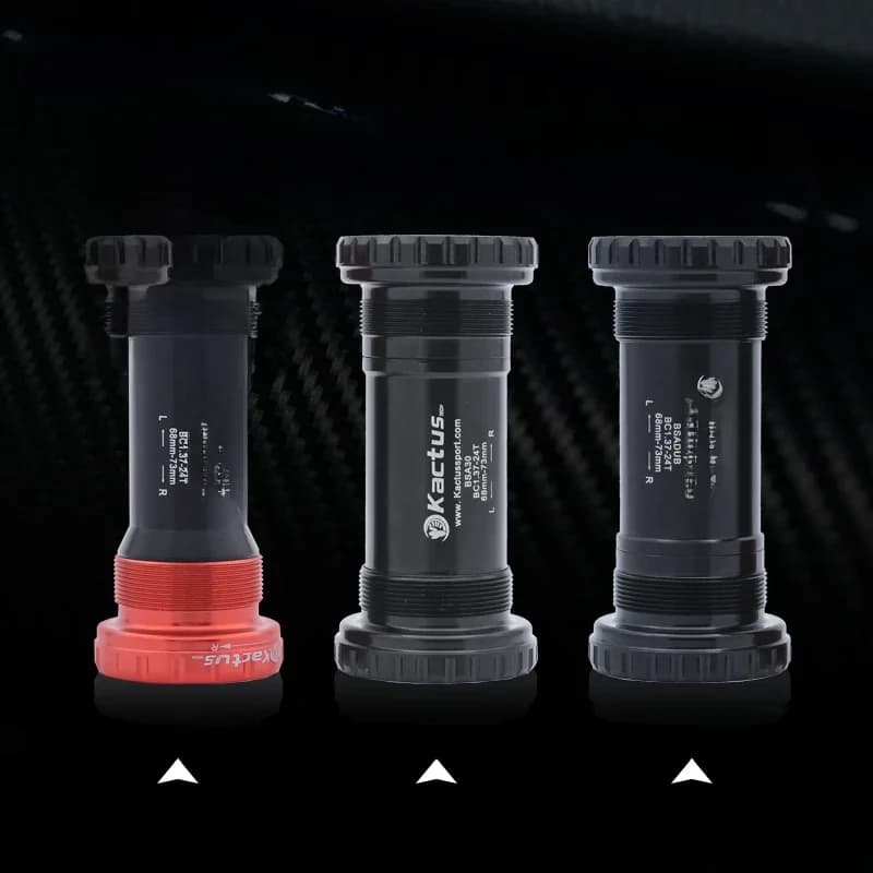 Kit de mouvement central de vélo KACTUS BSA pour cadre VTT et vélo de route, axe 68/73, 24/22 et 29/30 mm, compatible avec pédalier Shimano/SRAM GXP