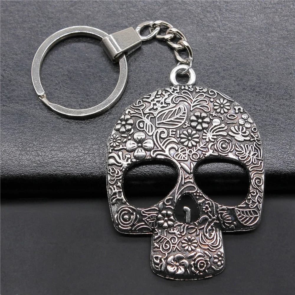 Big Skull Charms Key pour hommes et femmes, 2 couleurs, 66x49mm, cadeau souvenir, mode, bricolage