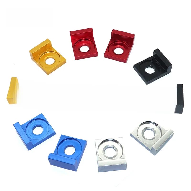 Bloc de réglage de chaîne CNC en aluminium pour moto, 12mm 15mm, ajusteur de tendeur d'essieu de chaîne pour chaîne de Pit bike XR50 CRF70 SDG 107 125