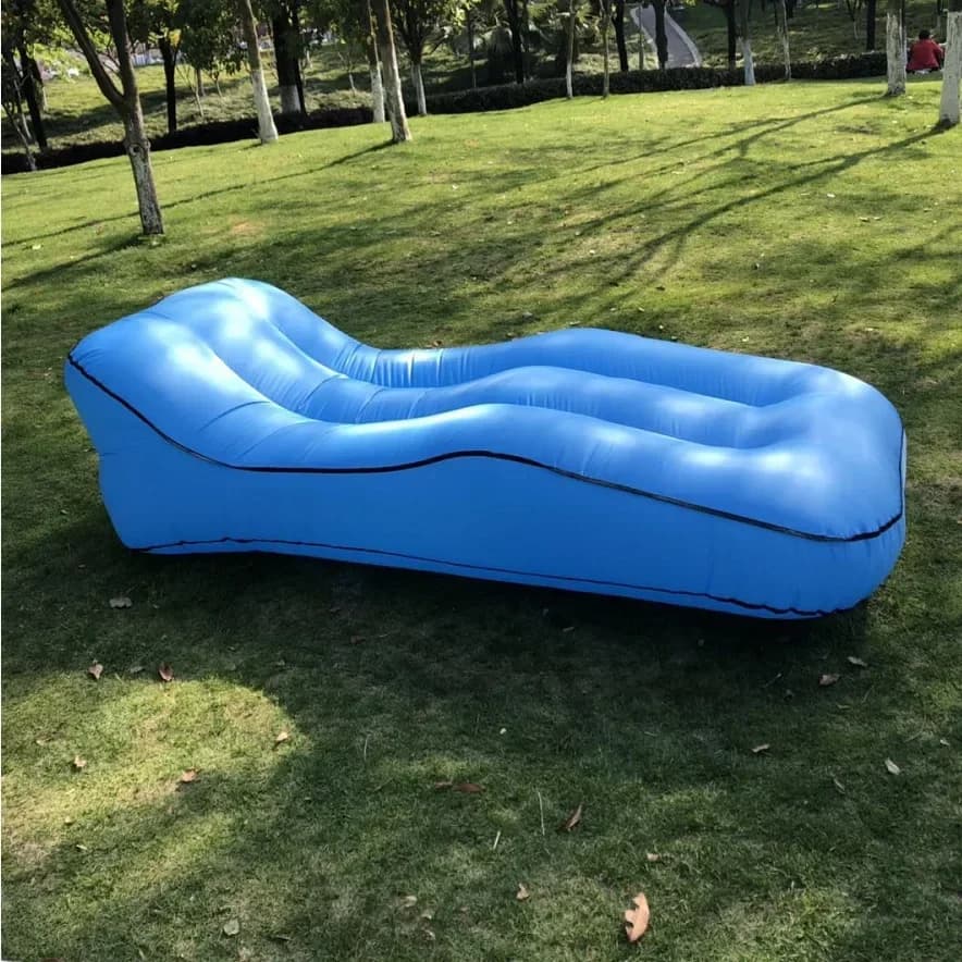Canapé gonflable en Nylon monocouche, lit de Camping d'extérieur, charge rapide 200kg