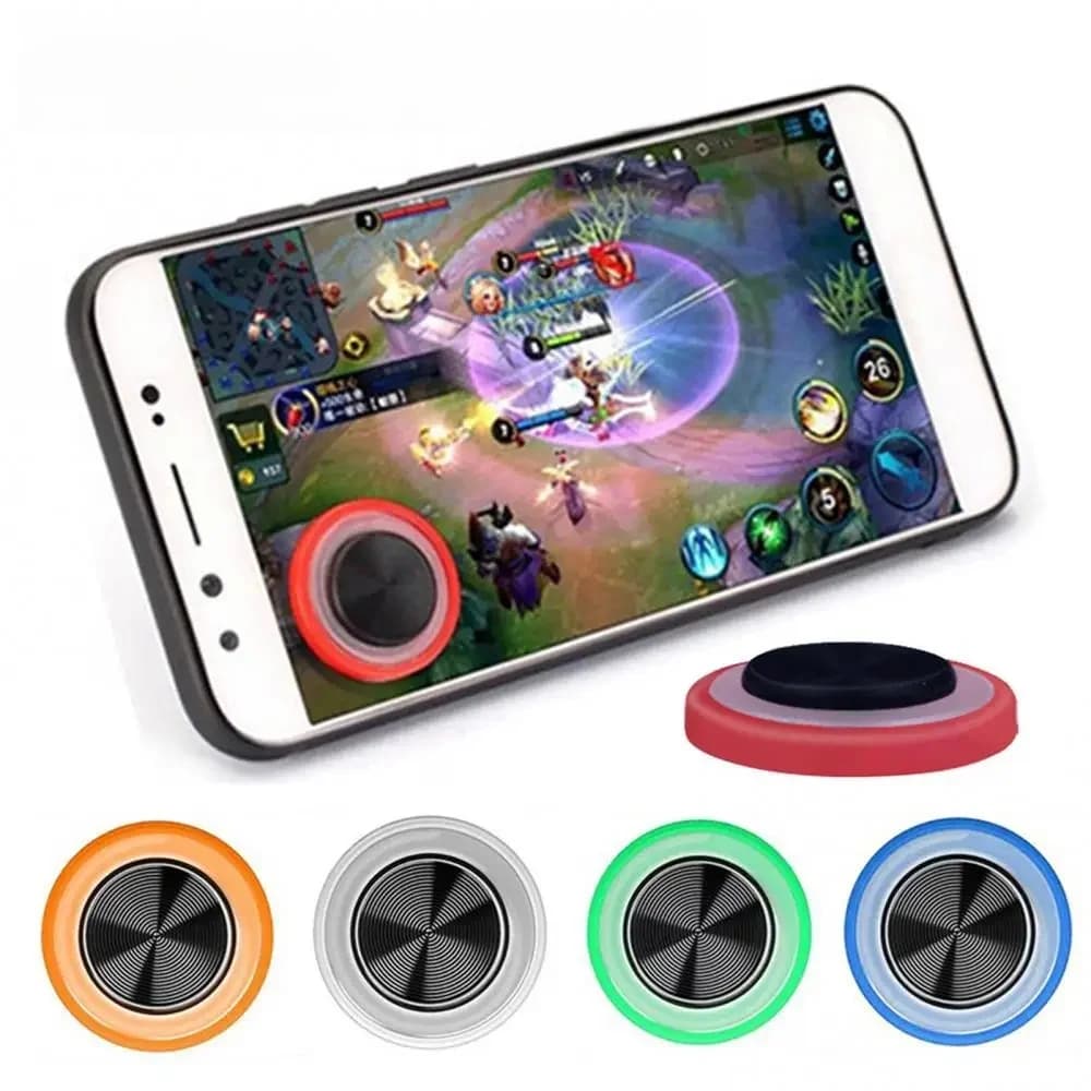 Joystick de jeu rond Portable, ventouse à bascule, bouton lavable, Mini contrôleur rond pour téléphone Portable, tablette, ventouse