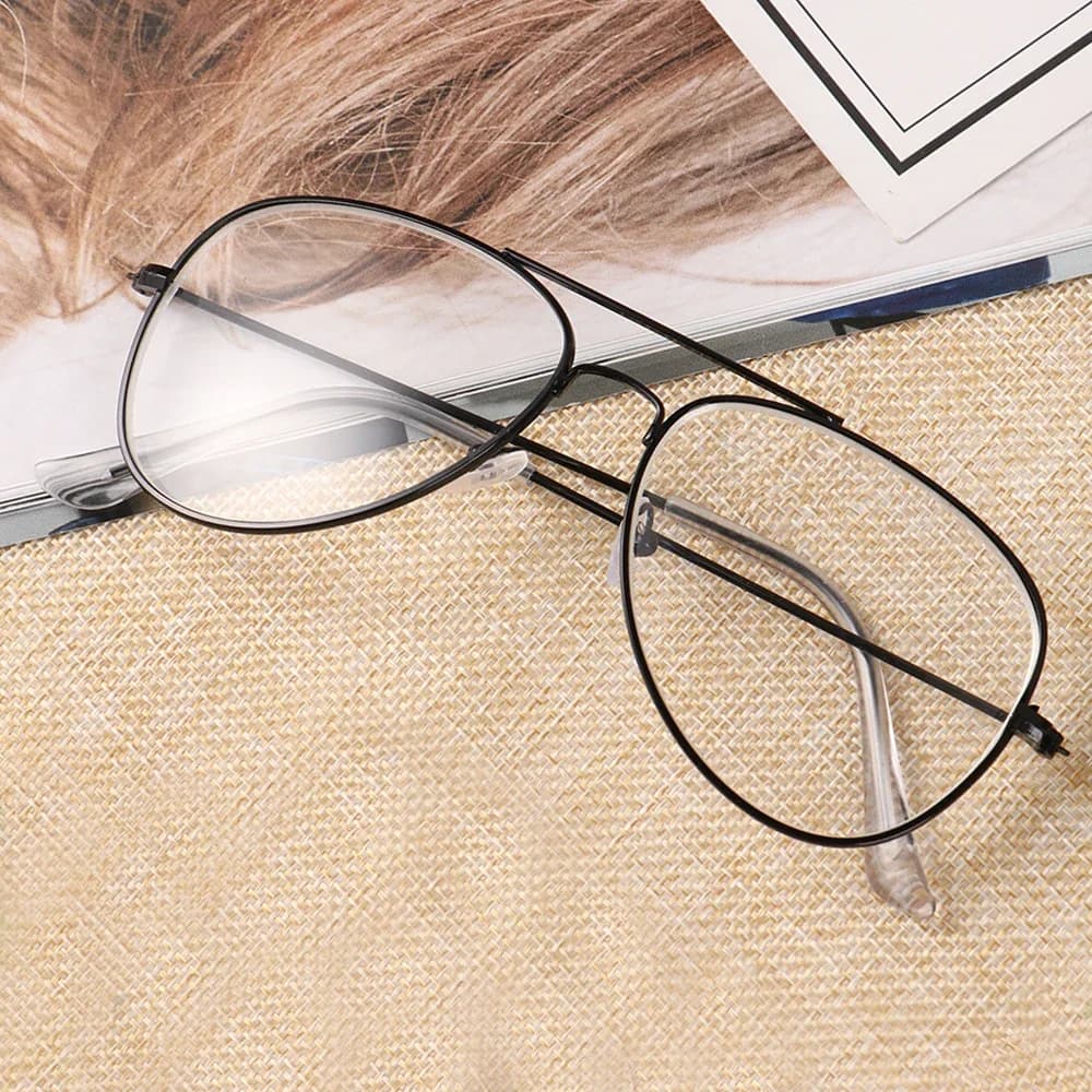 Lunettes de myopie grenouille de luxe pour hommes et femmes, lunettes classiques finies, double faisceau, lunettes pilotes pour délinquants,-1.0 -5.0
