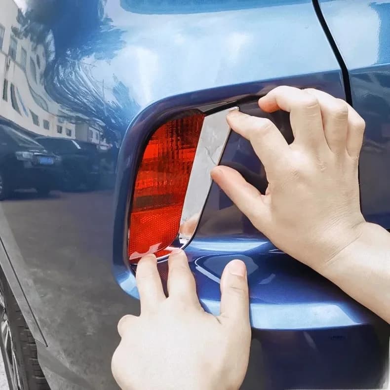 Réflecteur de pare-chocs arrière chromé pour Ford Escape Kuga, garnitures antibrouillard, 2020, 2021, 2022, 2023, 2024, 2025
