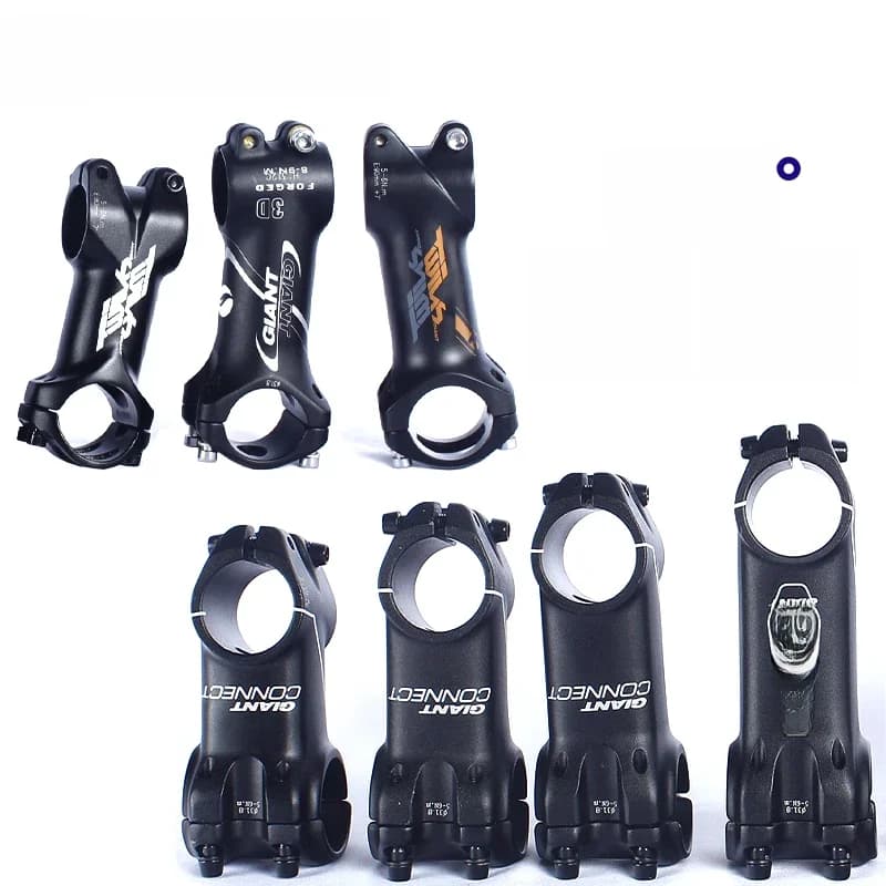 Vélo de montagne GIANT, tige de guidon 8 ° Diamètre de la pince de guidon 60/70/80/90 mm 31,8 mm ±7 ° Pièces de vélo de montagne et de route super légères 80/90 mm