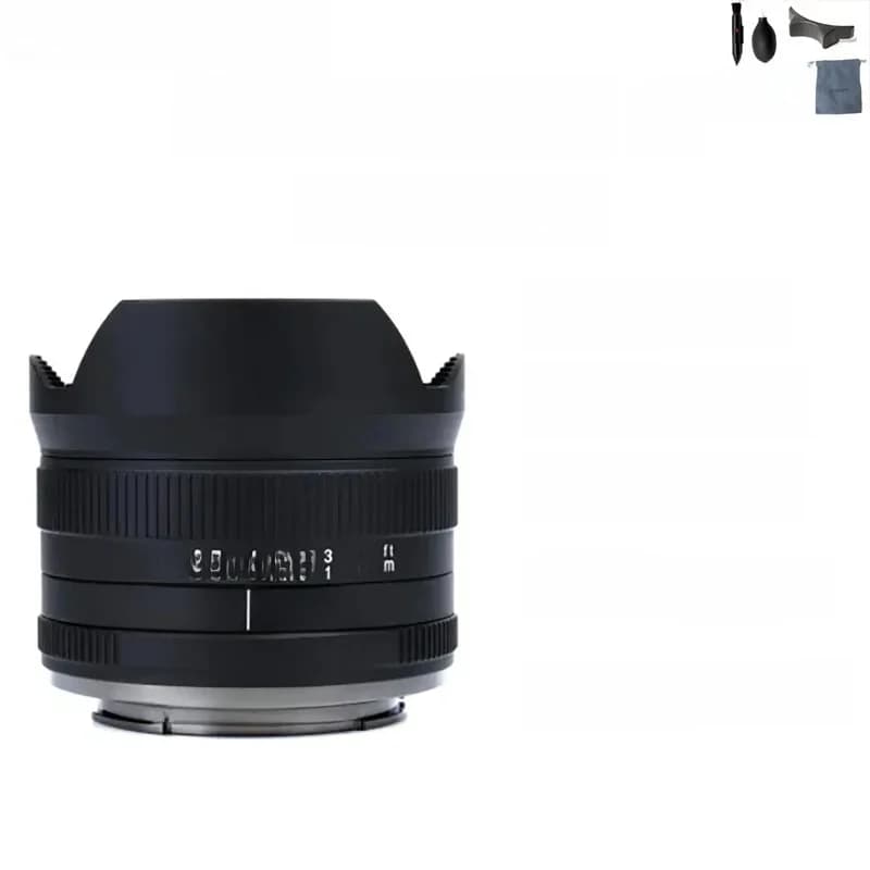 Objectif de caméra 7artisans 7 artisans 7.5mm F2.8 II, demi-monture pour Nikon Z M4/3 Fuji XF X Sony E mount sans miroir