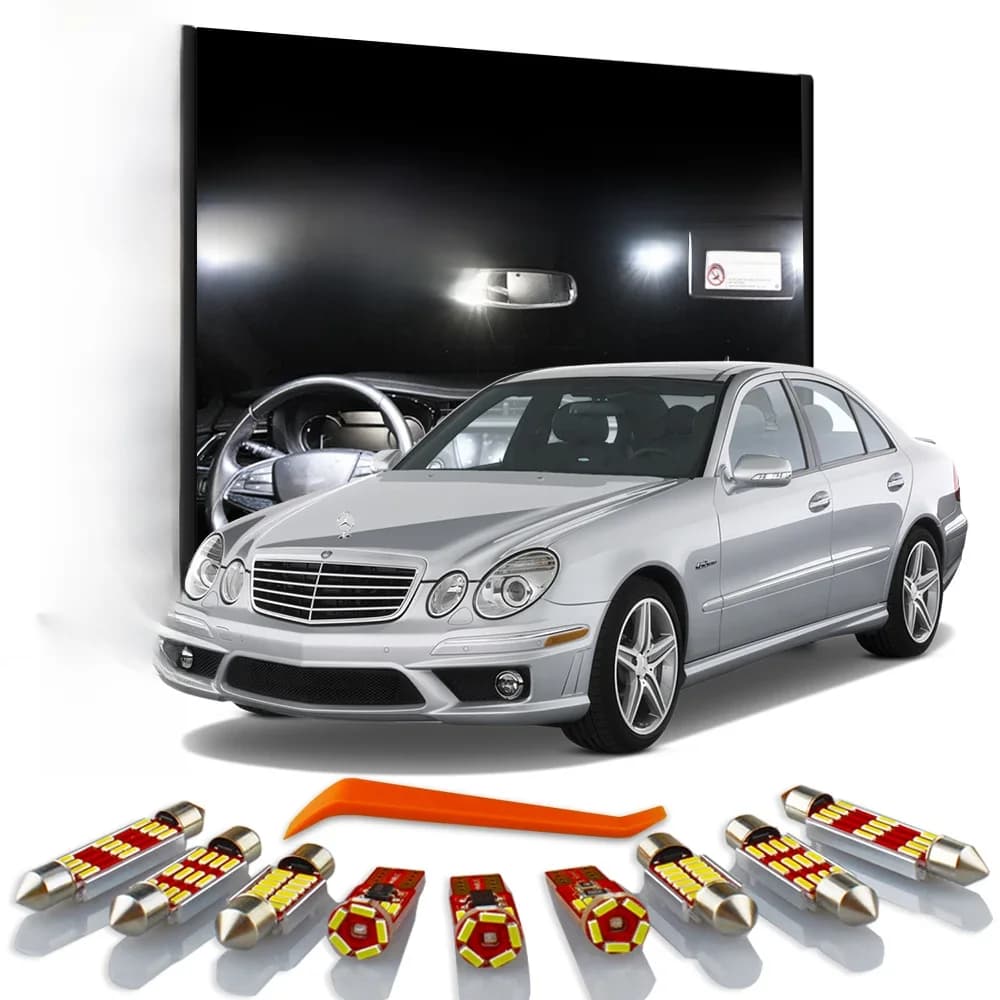 MDNG – ampoules LED Canbus pour porte intérieure, Kit d'éclairage pour Mercedes Benz classe C E S M W202 W203 W204 W210 W211 W212 W220 W221