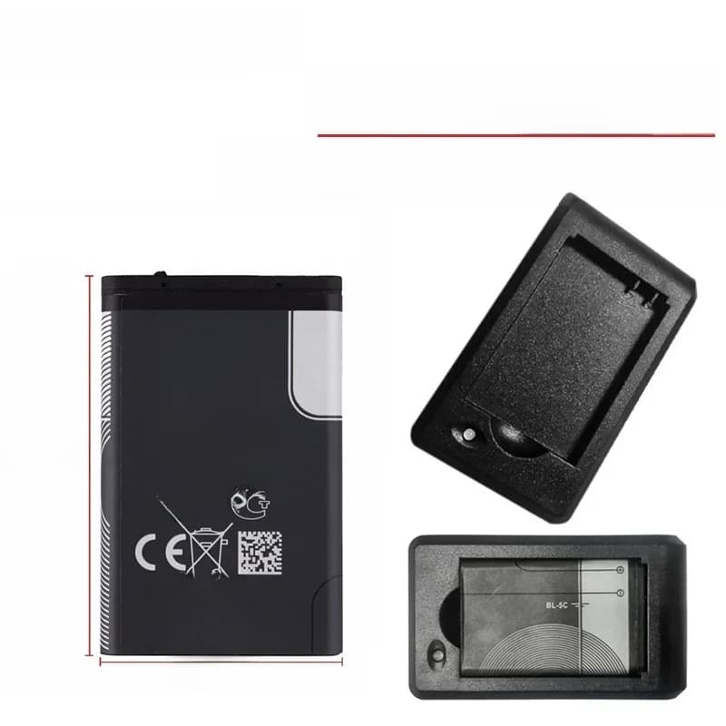 Batterie lithium-ion BL5C BL-5C 3.7V 1200mAh pour Nokia 6267 6270 6330 6555 6600 6620 6630 1100 1101 1110 1112 1208 1600