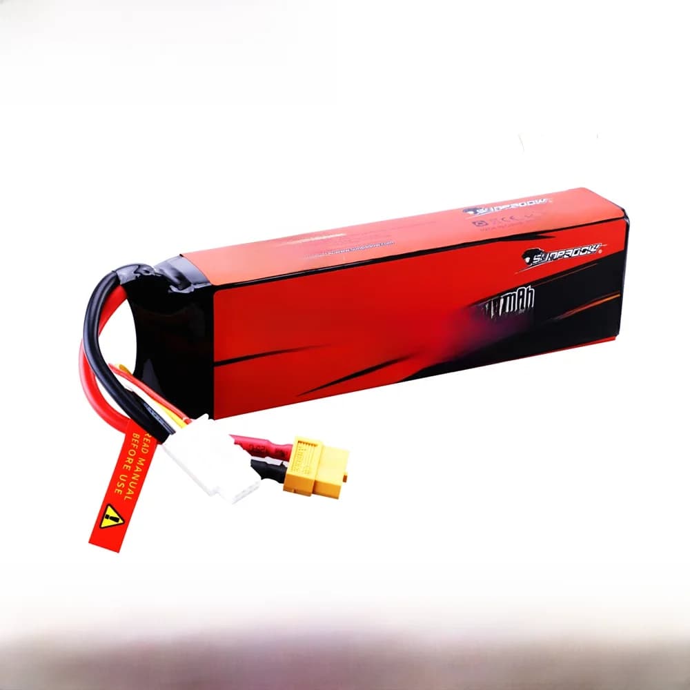 Sunpadow – batterie Lipo 3S 11.1V, 7100mAh, 70C, avec connecteur XT60, pour modèle de véhicule RC, voiture, camion, réservoir, Buggy, course, loisir créatif