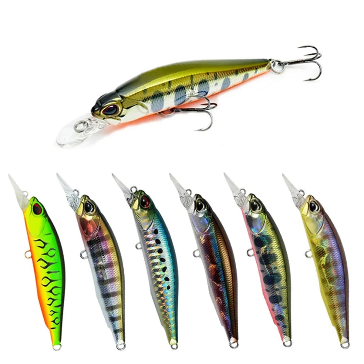 6.3 cm 5g leurre de pêche vairon Wobbler leurre Rozante 63SP suspension Jerkbait Swimbait artificiel dur appât Culter Alburnus appât