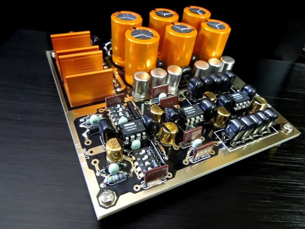Préamplificateur Hi-Fi à gain réglable, préampli multiple PCB/kit de bricolage/carte