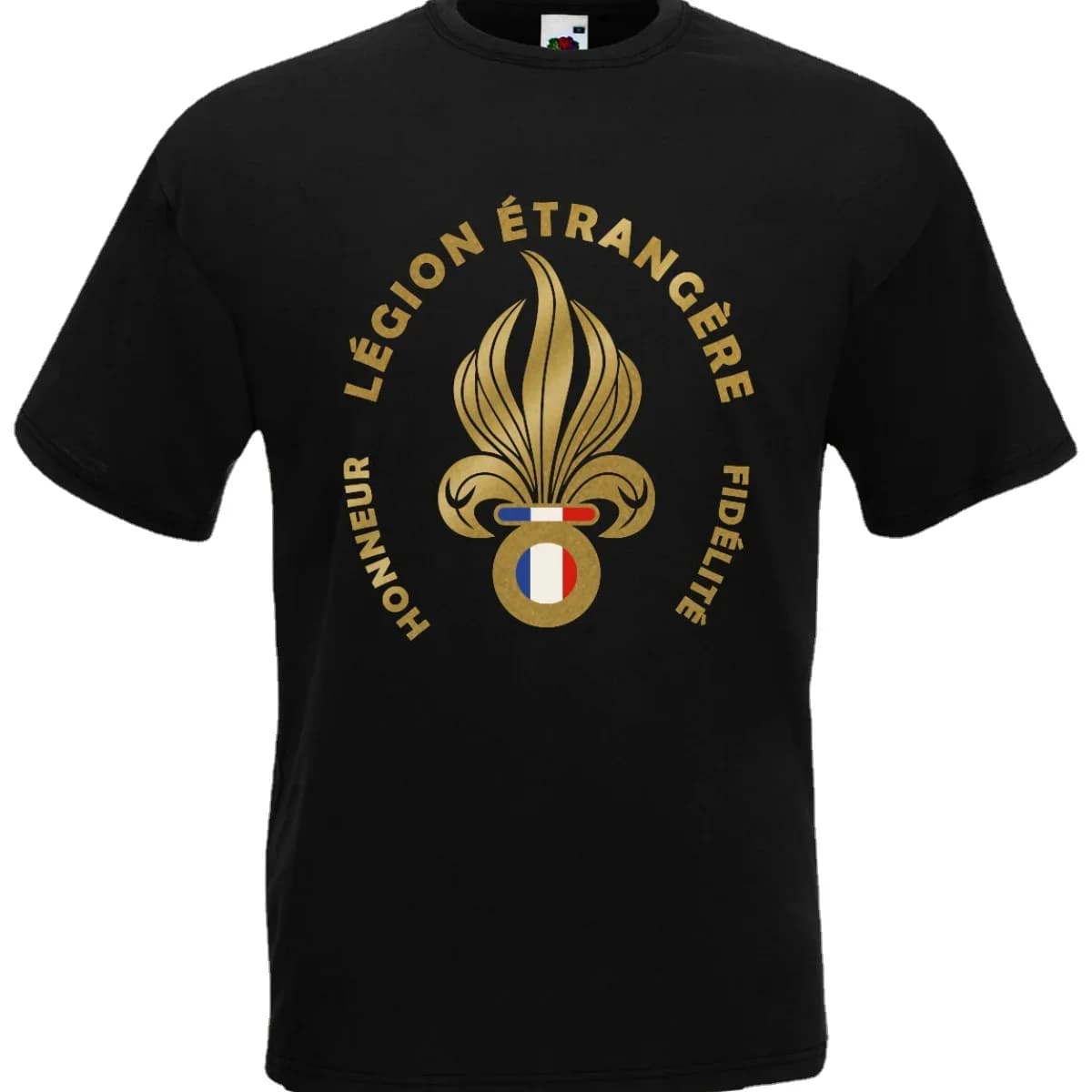 T-Shirt du Régiment des Étrangères Françaises avec Logo Imprimé, Vêtement de la Légion Extrangère Granate Été Coton À Manches Courtes O-cou Hommes T-shirt Nouvelle S-3XL