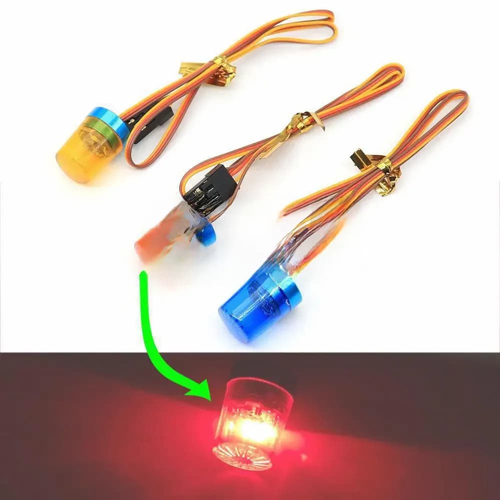 Lampe LED multifonctions pour voiture modèle RC 1/10, lumière stroboscopique, clignotante, rotative, tracteur Tamiya 1:14, camion d'ingénierie