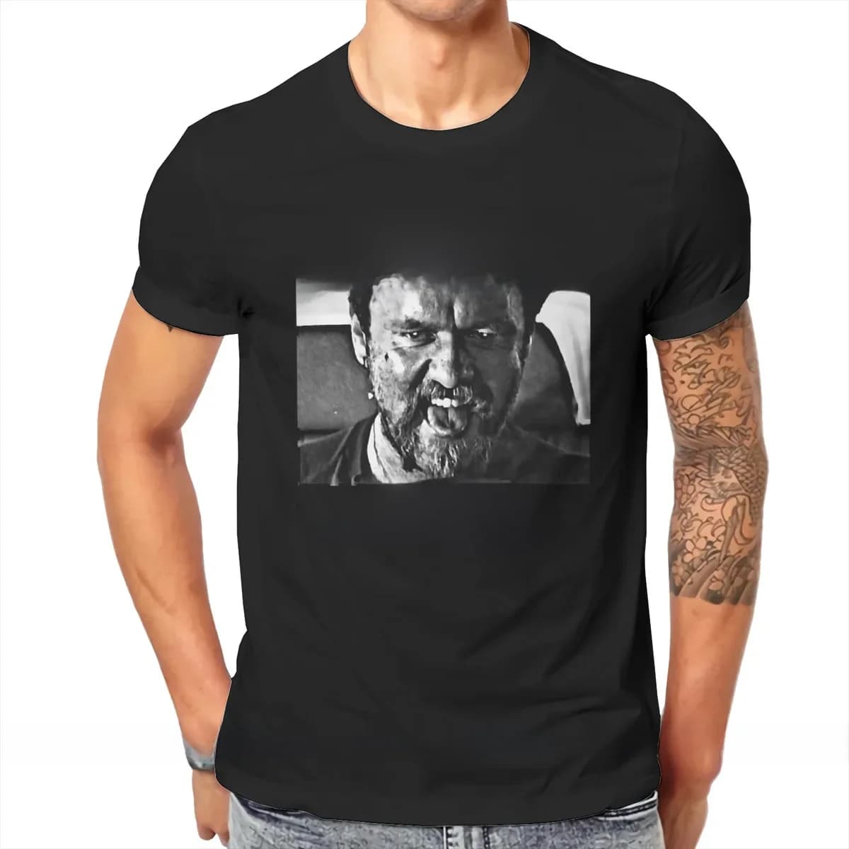 T-shirt à col rond pour hommes, Mad Max, Rockatansky, Benno, Swaisey Film, Nightrider, Hip Hop, Cadeaux d'anniversaire, Streetwear, 6XL