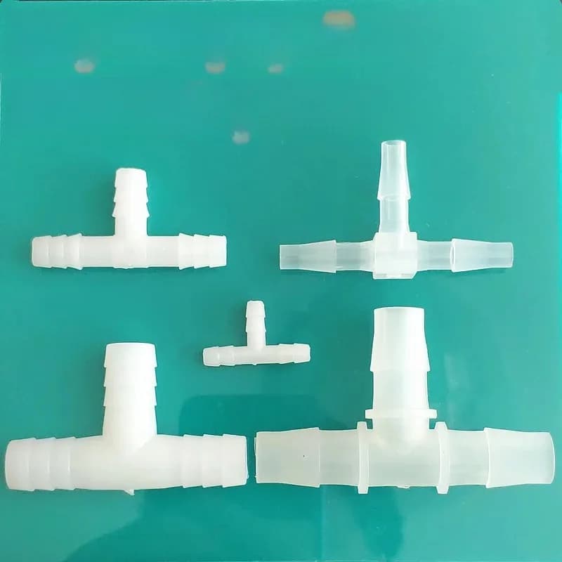 Té de tuyau en silicone en plastique de type T égal, connecteurs de tuyau d'eau, joint S721, pièces d'aquarium bricolage, livraison directe, 24 TAN1.6 mm-25mm
