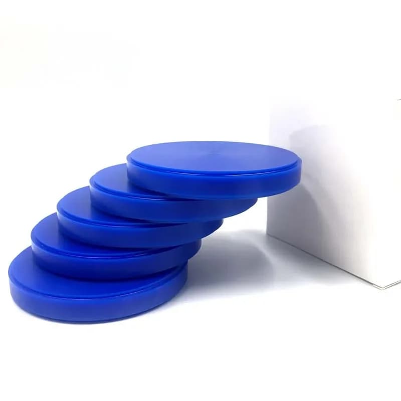 5 pièces bloc de cire dentaire laboratoire CAD CAM disque de cire environnement 98mm * 10/12/14/16/18/20/22/25mm bloc de cire à découper bleu
