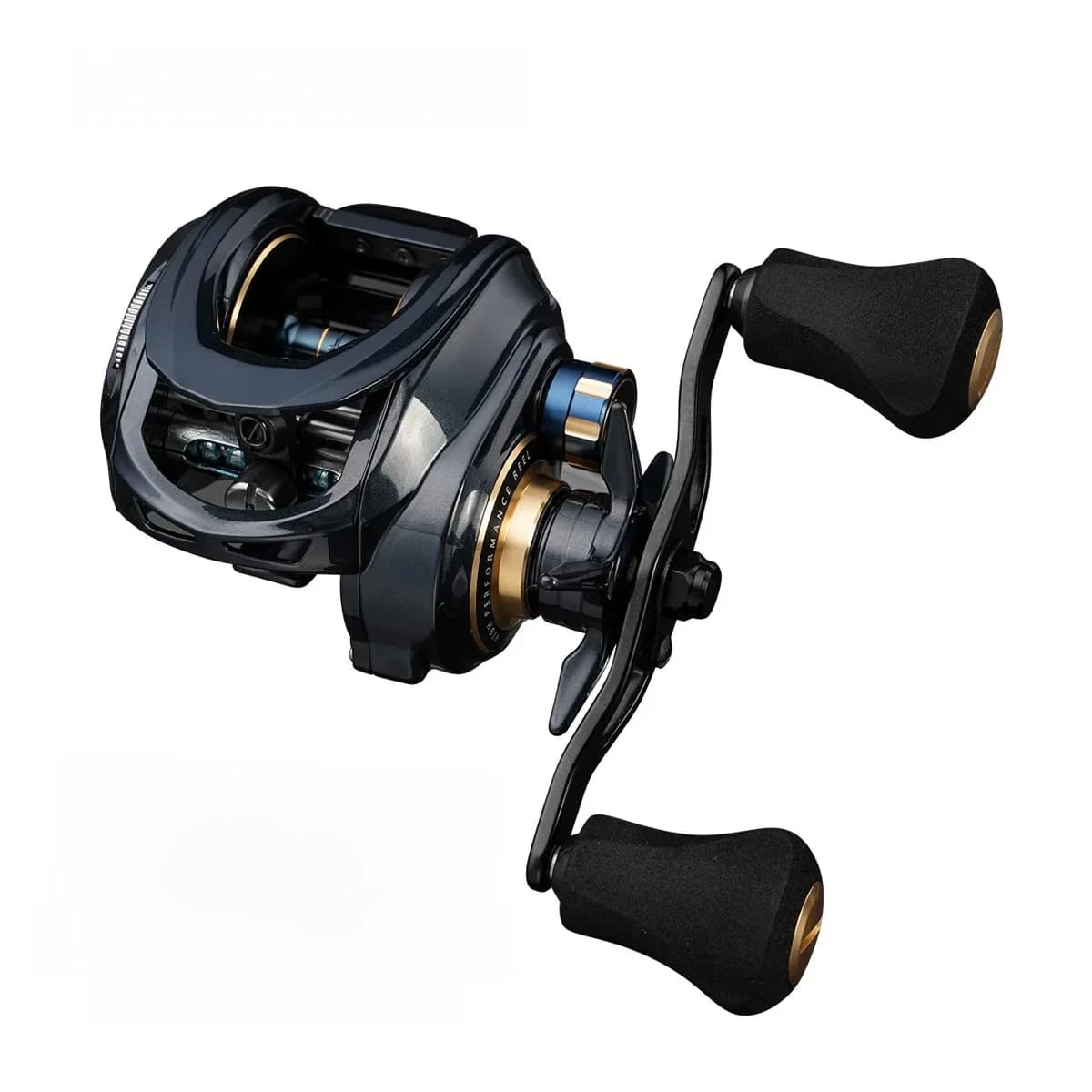 HNCOO-Moulinet Baitcasting avec cadre en aluminium, pêche en eau salée, rapport d'engrenage 6.8:1, traînée maximale de 15kg, profil bas