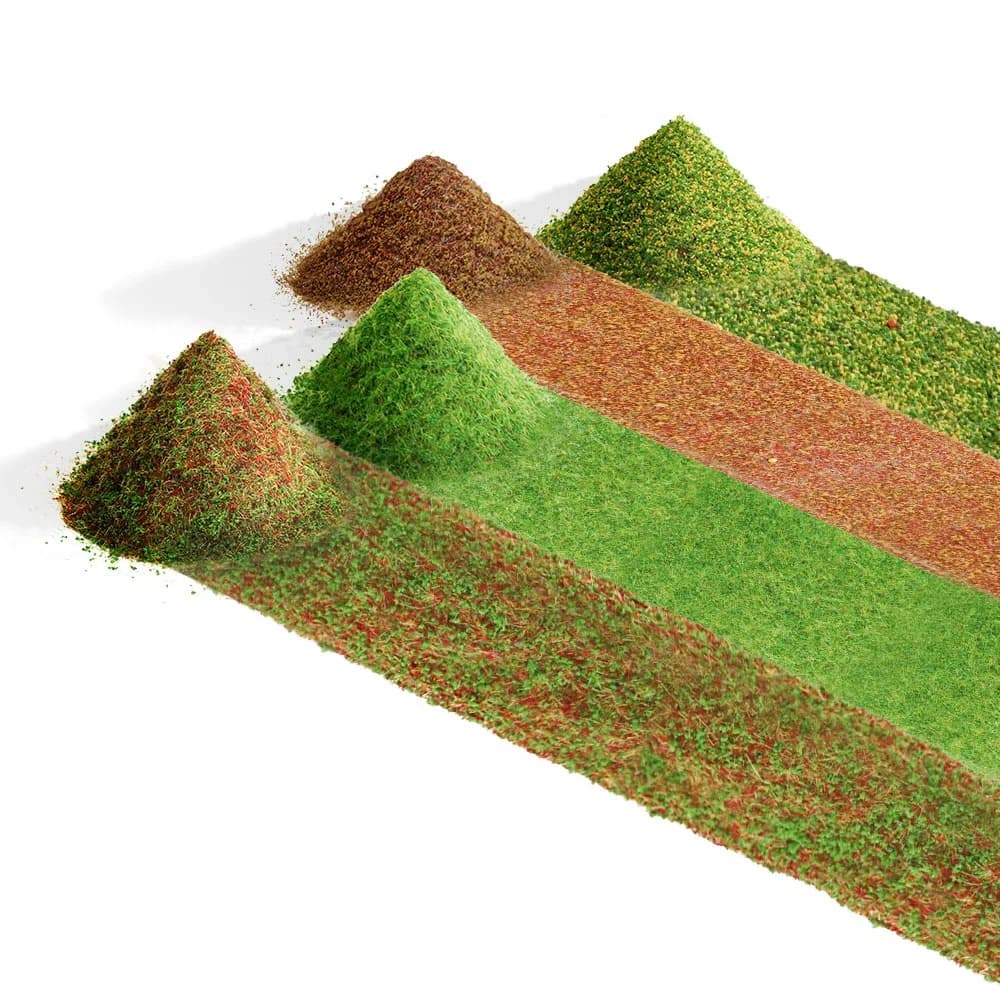 Modèle d'herbe statique, Simulation de Terrain, feuillage de poudre de sol pour Train ferroviaire, jeu de guerre, paysage, accessoires Diorama 30G