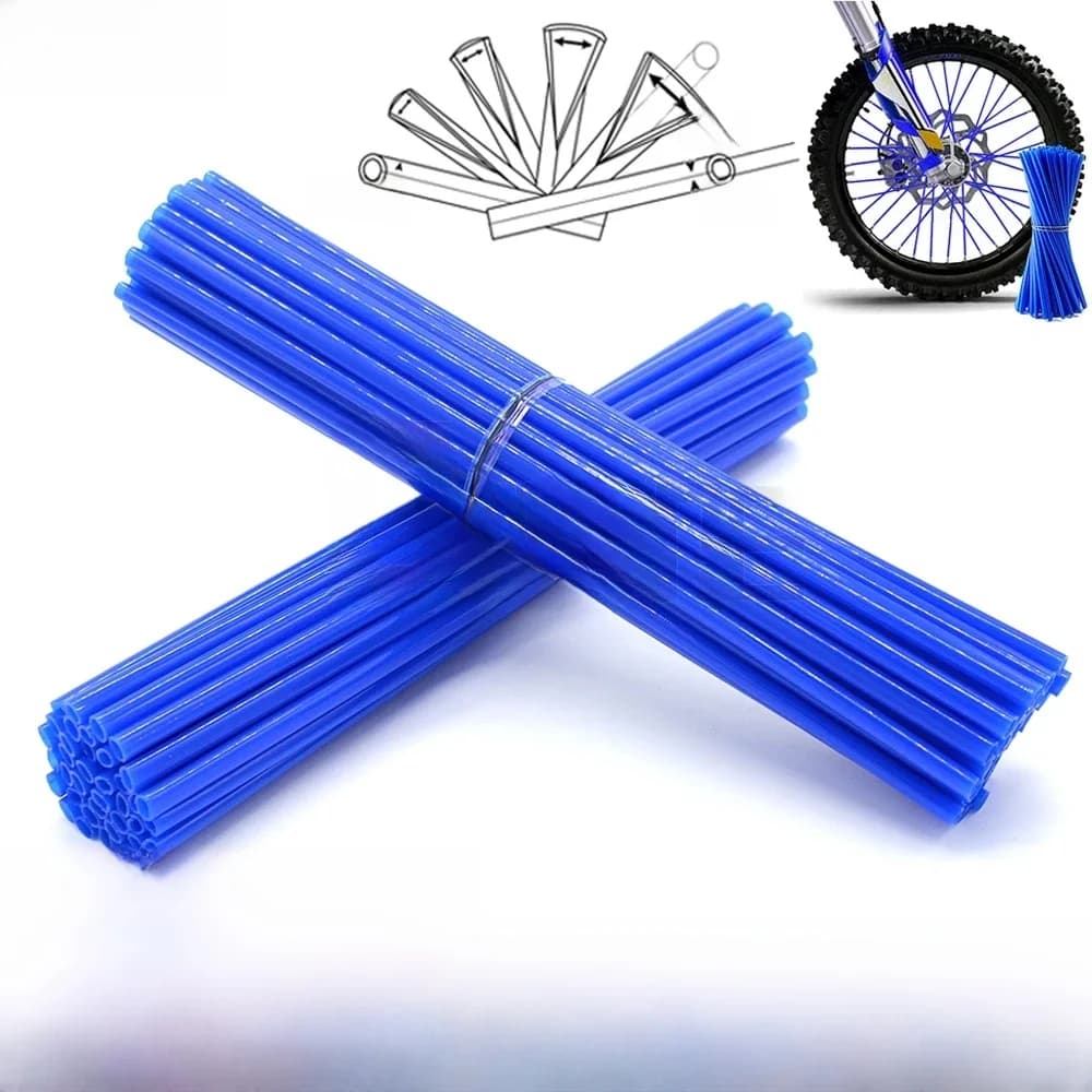 Protecteur de roue de moto pour Yamaha, Yamaha YZ, WR, TTR, XT, DT, 80, 85, 125, 230, 250, 426, 450, 600, F FX X, Jantes, Skin Covers Pipe, 72 pièces
