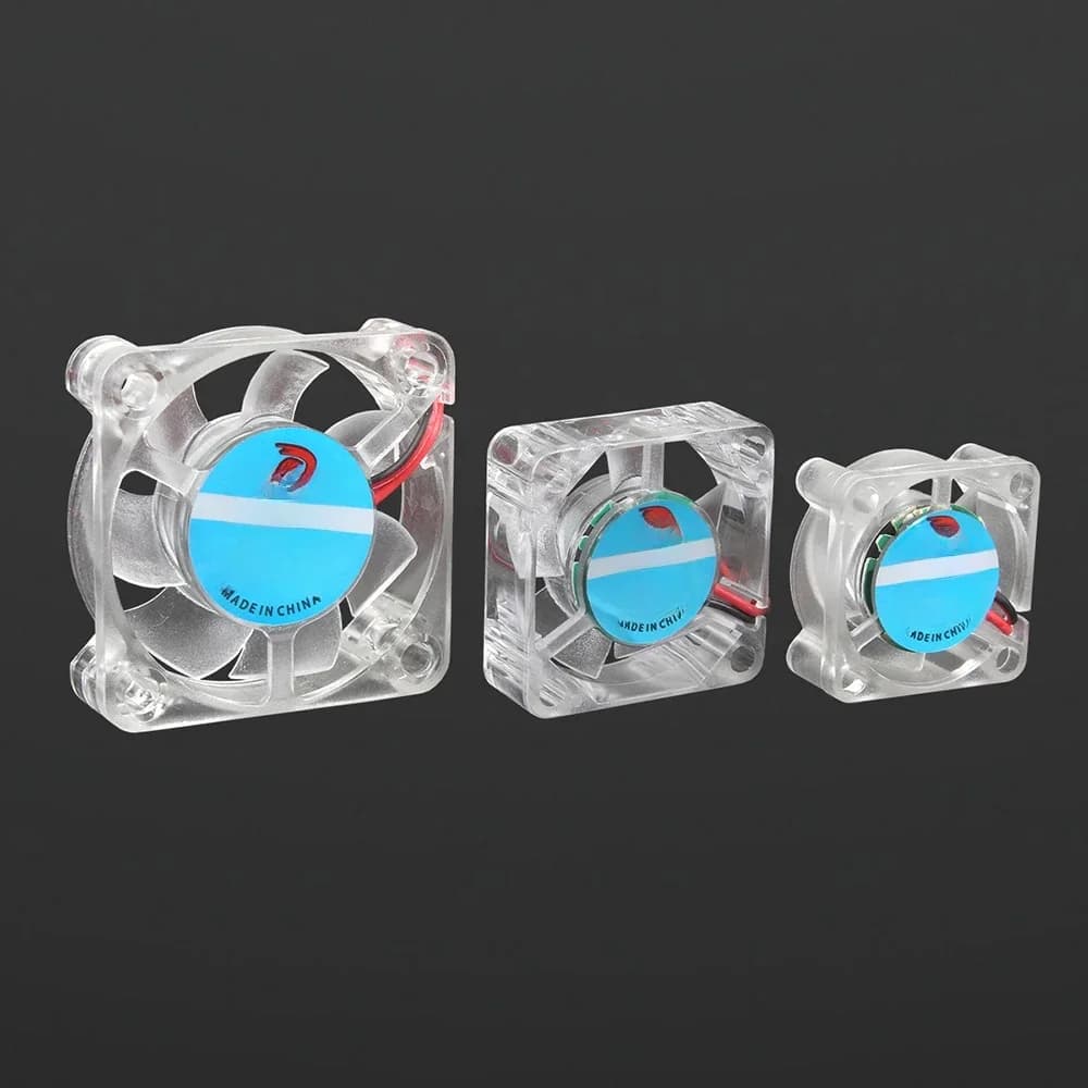 XCR3D-Ventilateur de Refroidissement Hydraulique, Transparent, Bleu, Pièces d'Imprimante 3D, 2510, 3010, 4010, LED, 12V, 24V, Religieux Cooler Master Bearing