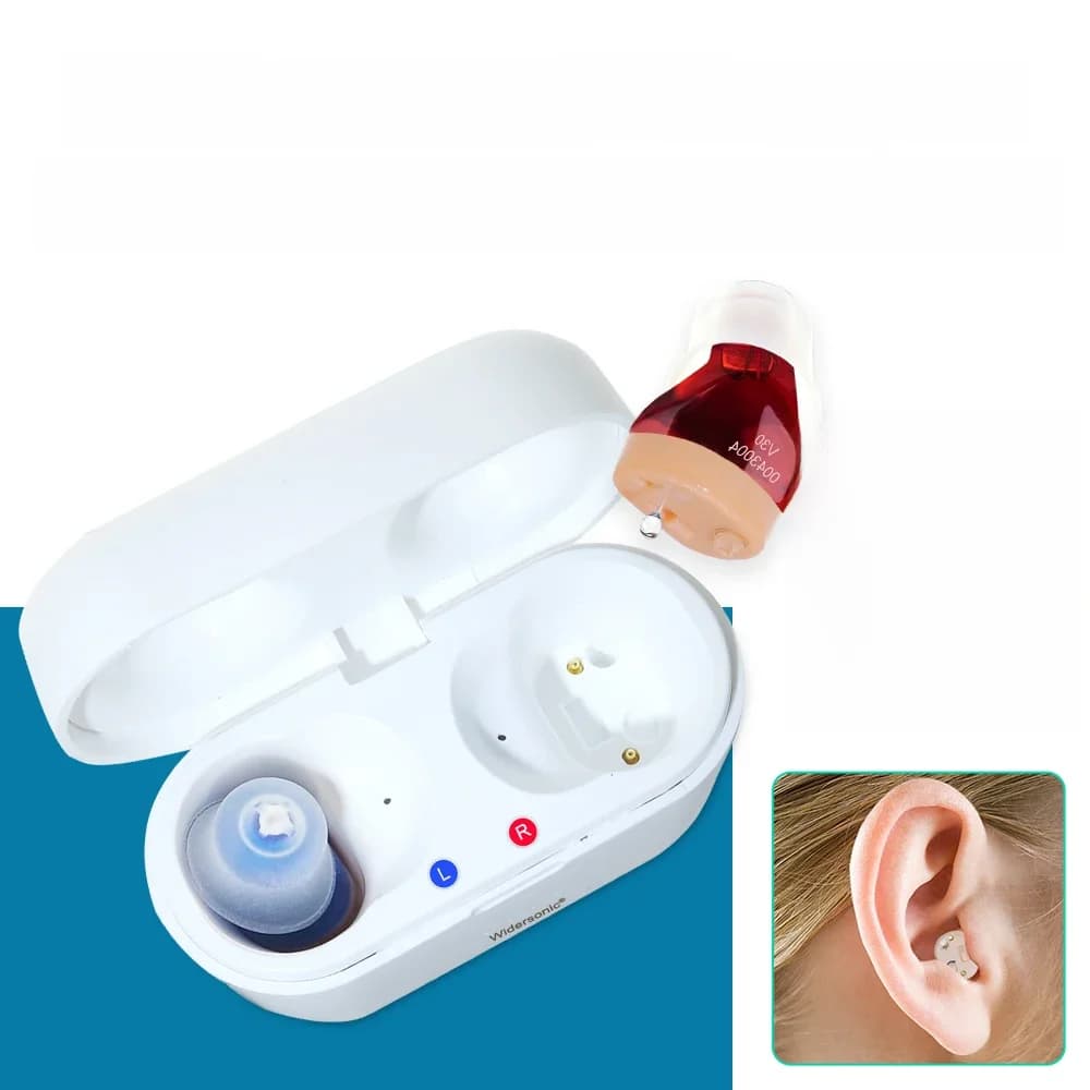 Prothèses auditives USB rechargeables Mini Audifonos dans l'oreille Portable Invisible tonalité réglable amplificateur de son pour la surdité livraison directe