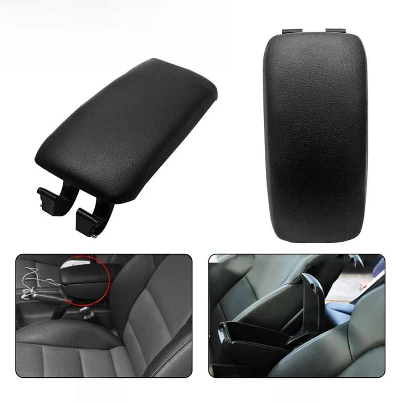 Couvercle d'accoudoir, boîte de rangement de Console centrale, couvercle en cuir adapté pour AUDI A3 8P 2003 2004 2005 2006 2007-2012, accessoires de voiture noirs