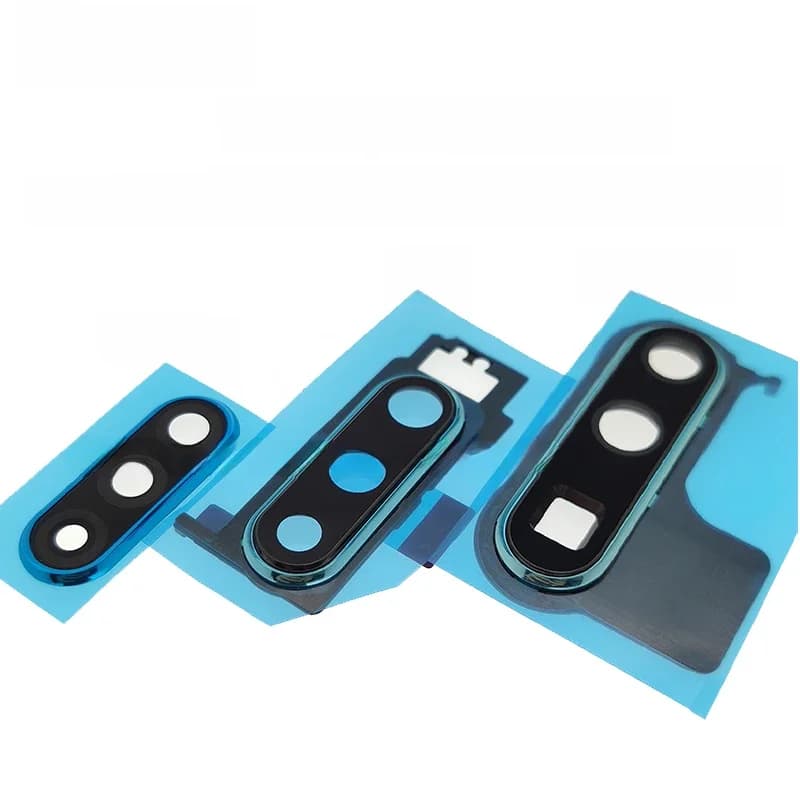 Lentille en verre de caméra arrière avec support de cadre de couverture arrière et autocollant adhésif pour pièce de rechange Huawei P30 Pro P30 Lite