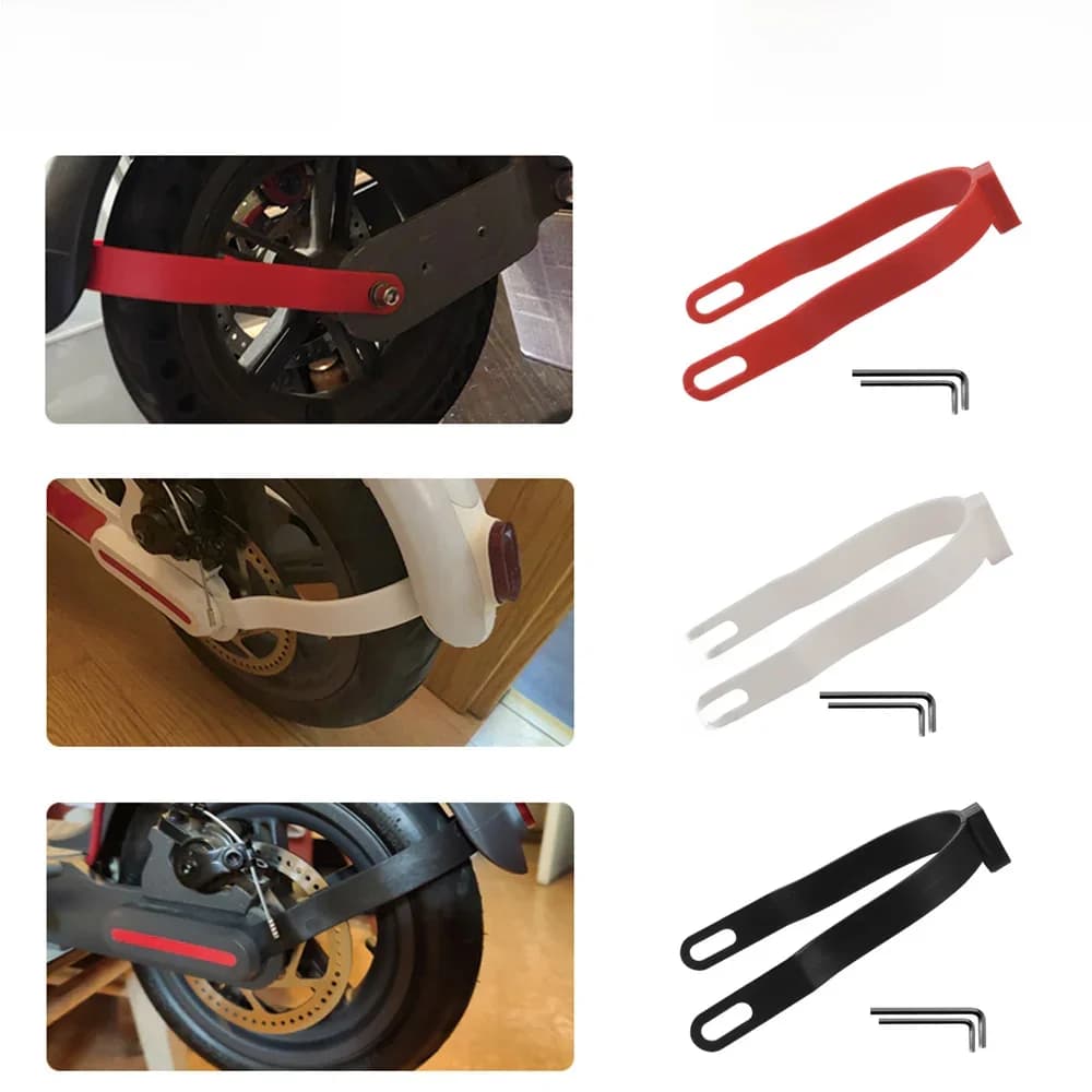 Garde-boue arrière pour trottinette Xiaomi M365, pièces de rechange, support, câble de protection, accessoires avec outils, 8.5 pouces, 10 pouces