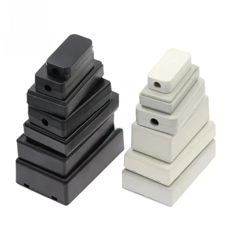 1 pièces presse boucle Type étanche en plastique bricolage boîtier Instrument projet boîte mallette de rangement fournitures électroniques boîtier boîtes