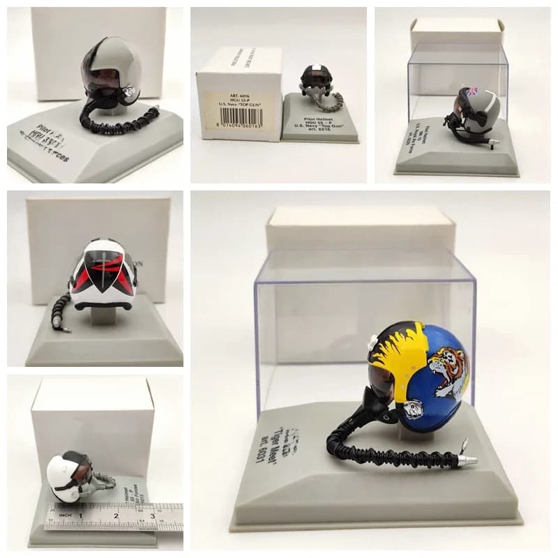 Casque de pilote CDC Armor échelle 1:8 HGU 26P/55P/33P/MK 10/Gueneau 316/APH 6B, modèles moulés sous pression, jouets de Collection, boîte cadeau, montre à porter