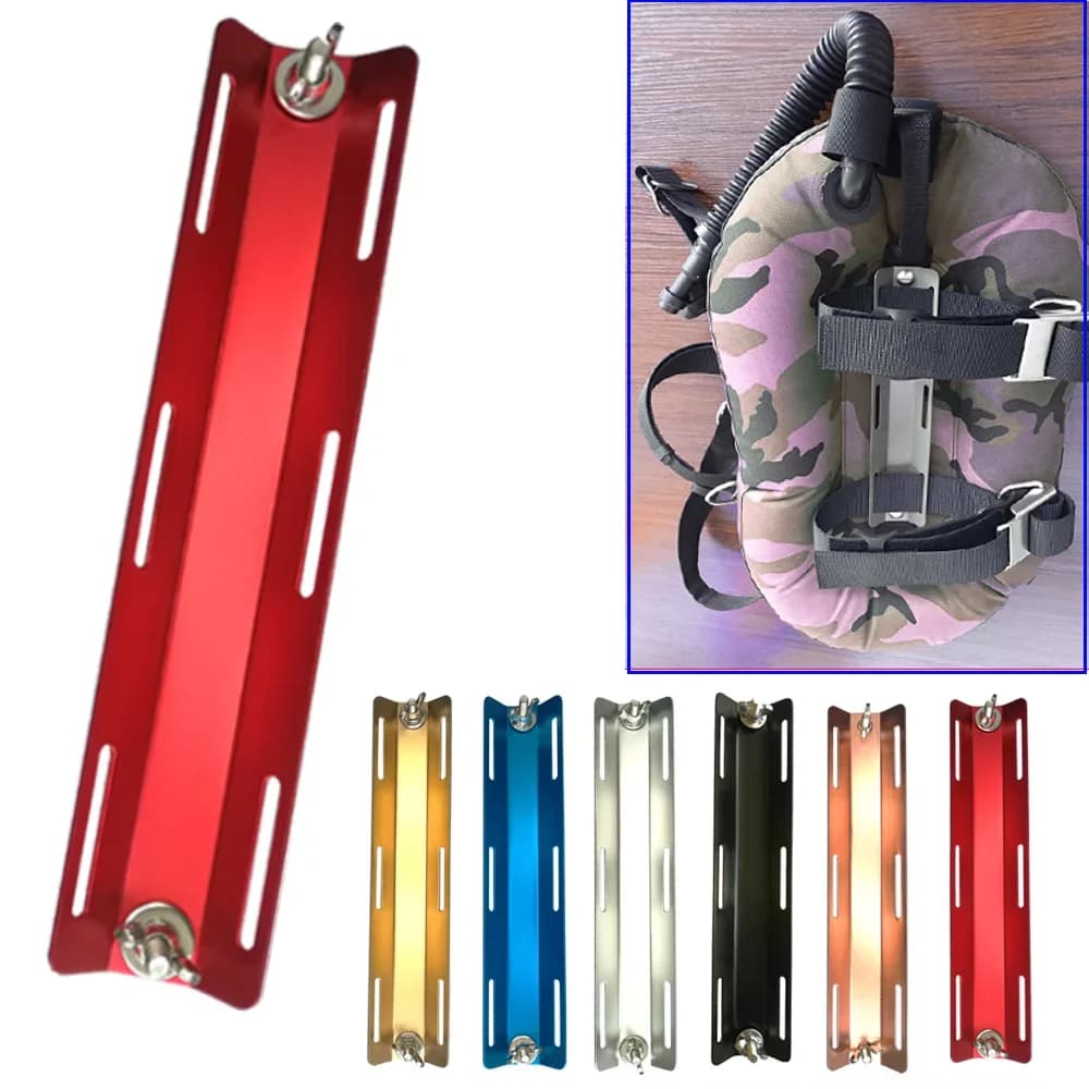 Adaptateur de réservoir unique de plongée sous-marine en alliage d'aluminium pour plaque arrière de plongée sous-marine BCD