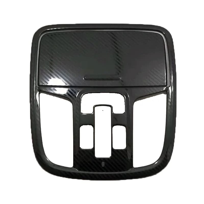 Couvercle de cadre de lampe de lecture de tête intérieure avant de voiture en carbone inoxydable, garniture de protection, accessoire pour Kia Stinger GT2, 2018-2021