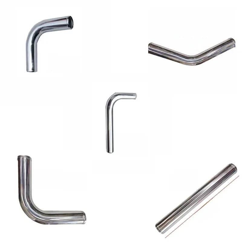 SPSLD Tube d'admission d'air en aluminium 51/57/63/70/76mm pour connecter le tuyau d'admission d'air froid Tube de bricolage pour le réglage du débit d'air du moteur