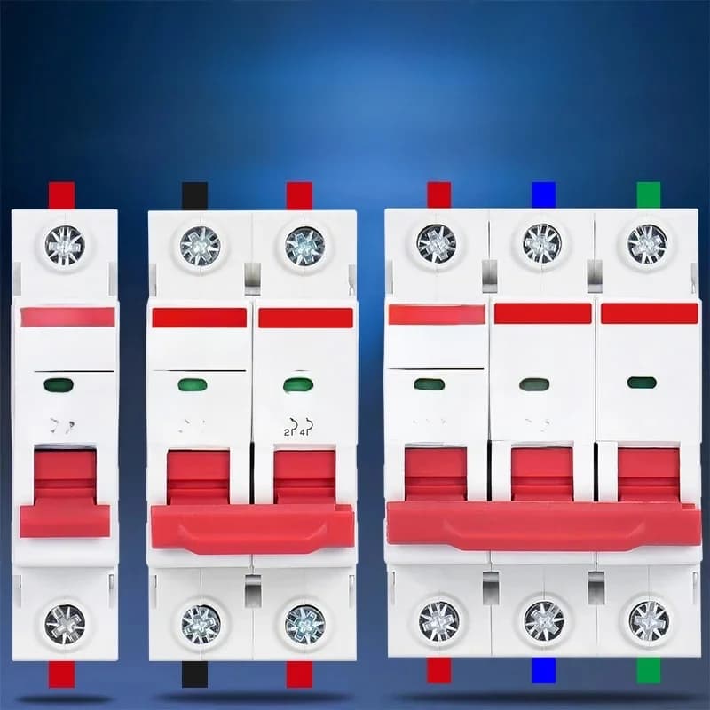 6KA MCB C65N-63 les disjoncteurs miniatures avec l'indication CA 400V 1P 2 pôle 3P 4P 6000A cassant 30A 60A