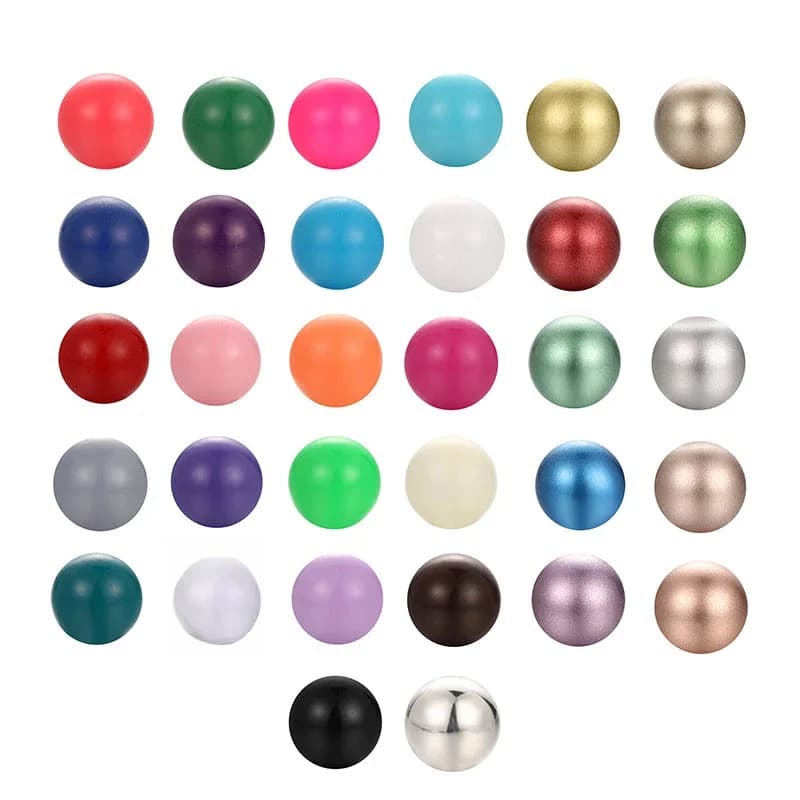 Boule de Piano musical carillon du mexique, 1 pièce/lot, pour médaillon aromatique, collier 12mm-16mm, boule ronde colorée, cadeau pour enceinte, cloche, bijoux