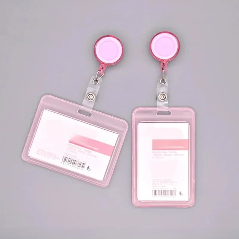 Étui en plastique Transparent pour cartes de crédit et d'affaires, pour femmes et hommes, pochette pour cartes d'identité bancaire, étui de protection pour étudiants