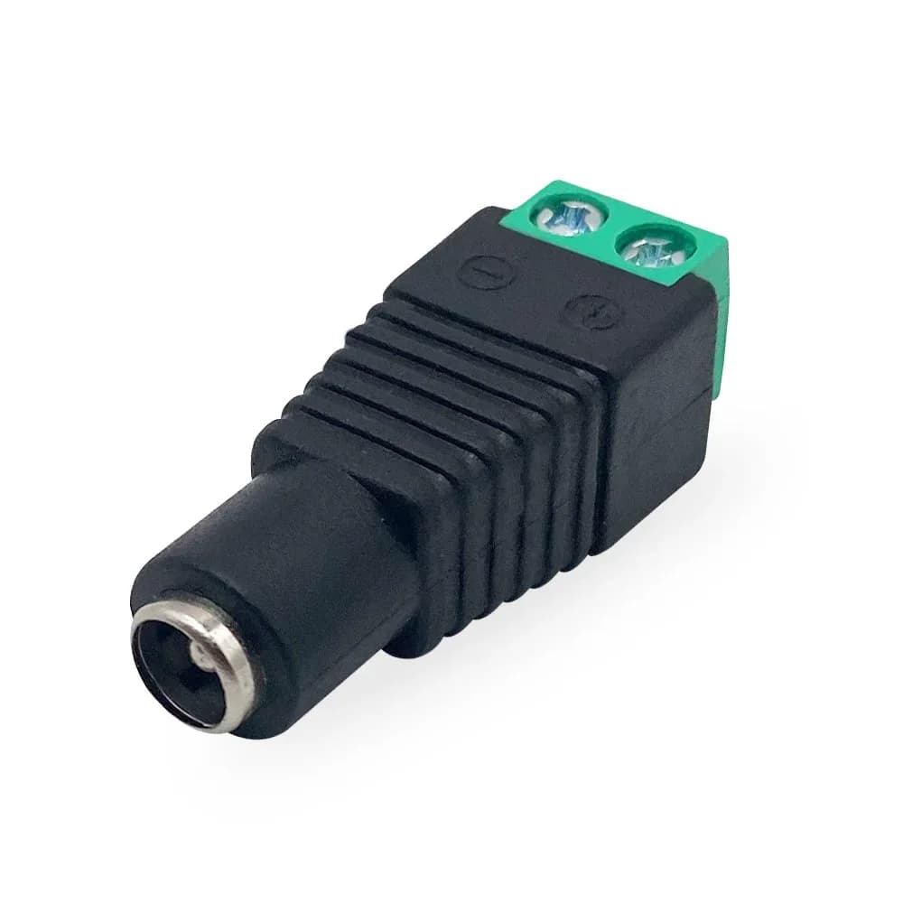 Fil de cordon d'alimentation vers DC 5.5x2.1mm, adaptateur Jack femelle, connecteur rapide, prise d'alimentation de ligne 5V 12V 24V, bande Led, caméra de vidéosurveillance