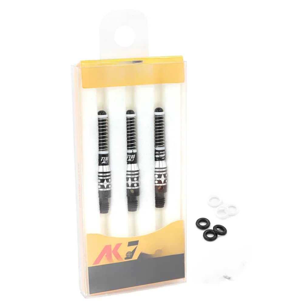 Toxique ESOUL TERO AK7-Fléchettes, longueur 33.6mm/37.2mm/43.7mm/47.1mm/53.1mm