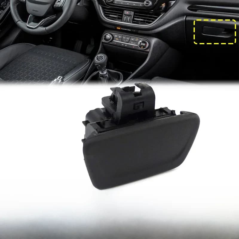 Poignée de verrouillage du loquet du couvercle de la boîte de rangement de la voiture, remplacement du clip de fermoir de la boîte de rangement, Ford Fiat 2011-2017, # BE8Z6306072AB